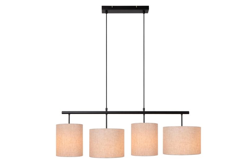 LUCIDE MAYA - Pendelleuchte - 4xE27 - Beige