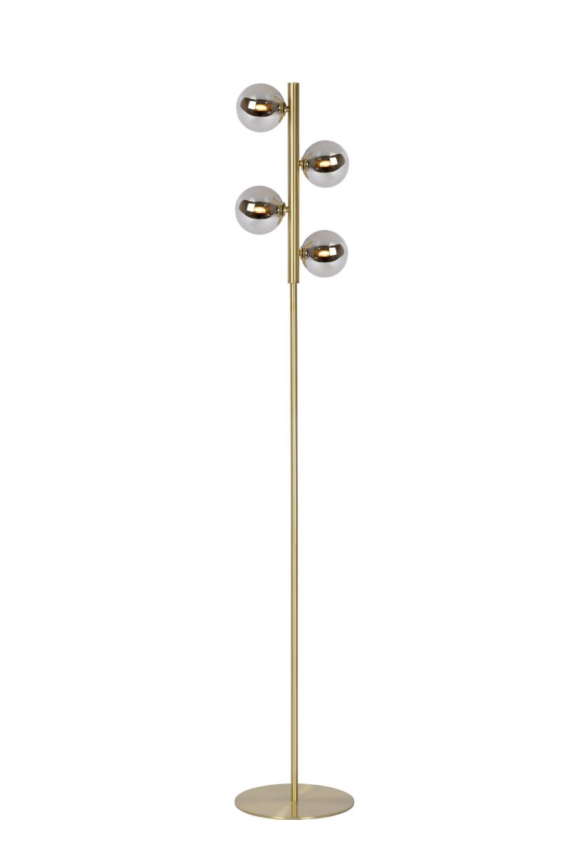 LUCIDE TYCHO - Vloerlamp - 4xG9 - Mat Goud / Messing