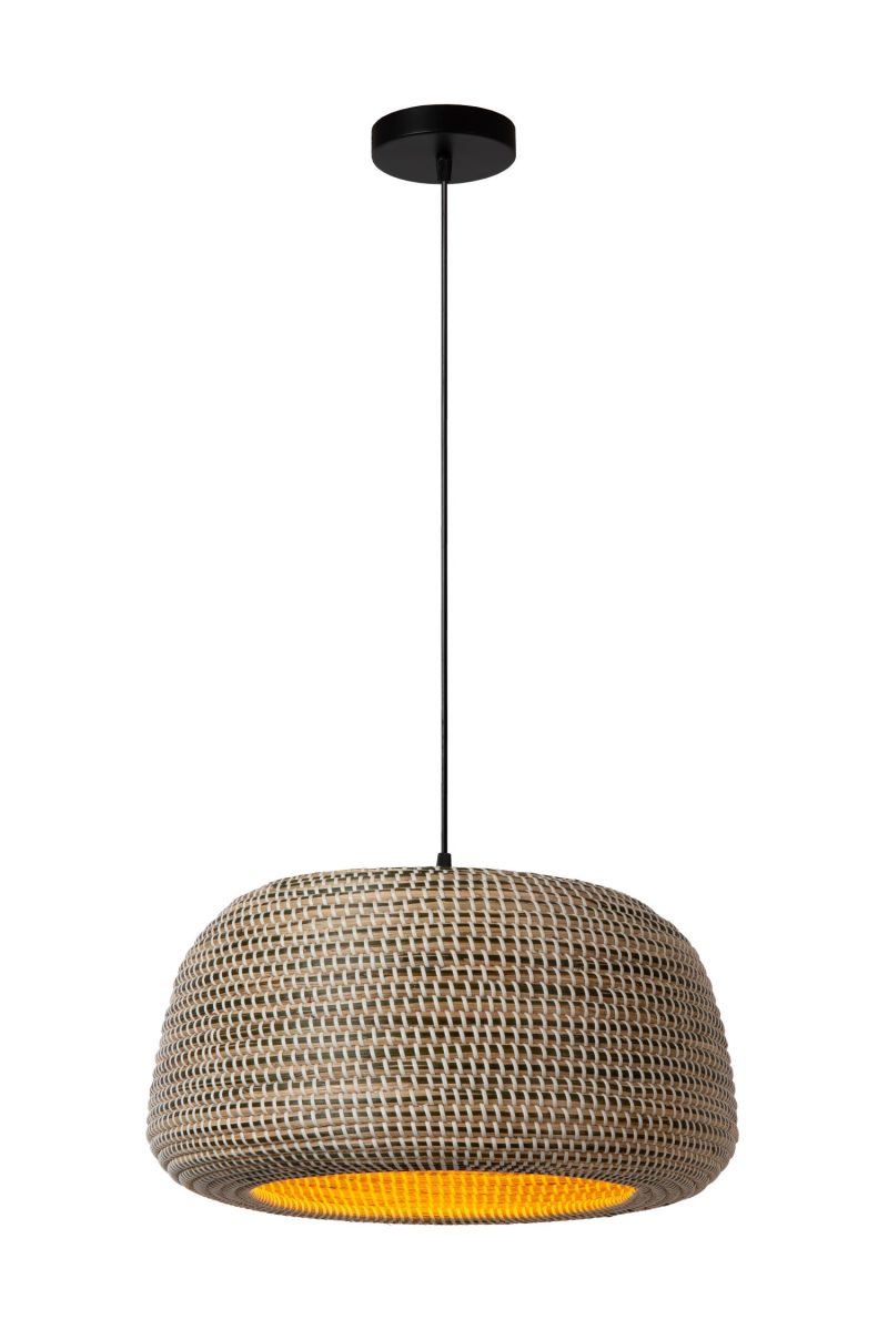 LUCIDE MADUKA - Hanglamp - 1xE27 - Bruin