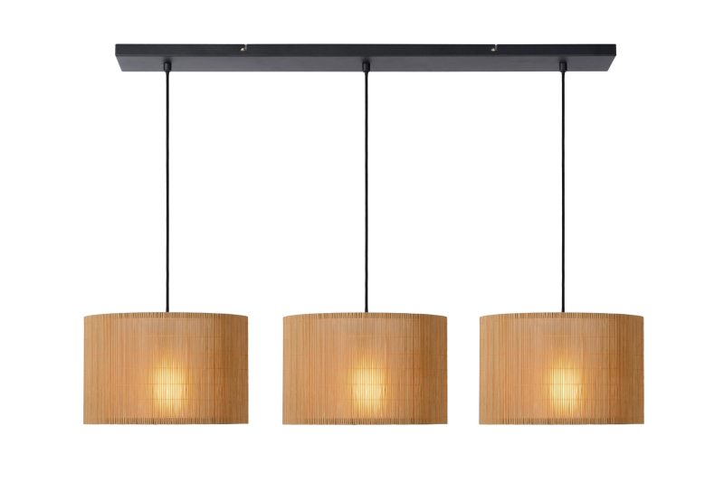 LUCIDE MAGIUS - Hanglamp - 3xE27 - Naturel