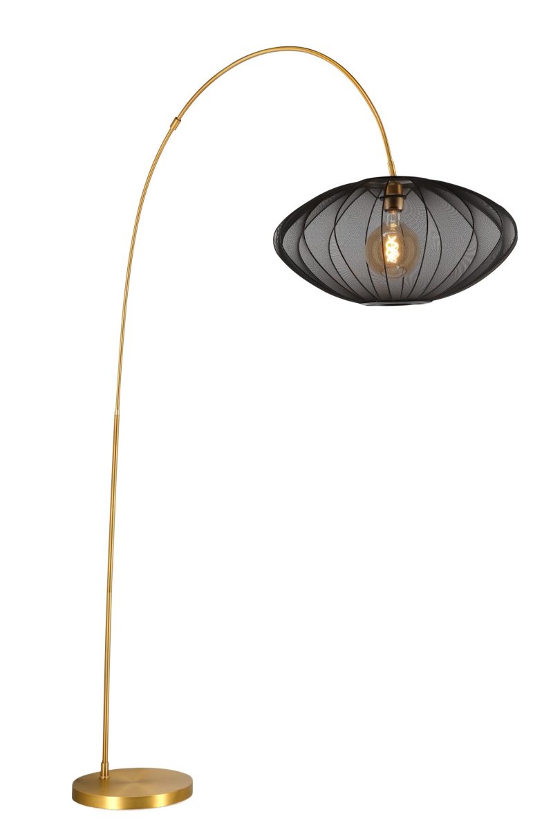 LUCIDE CORINA - Bogenlampe - 1xE27 - Schwarz