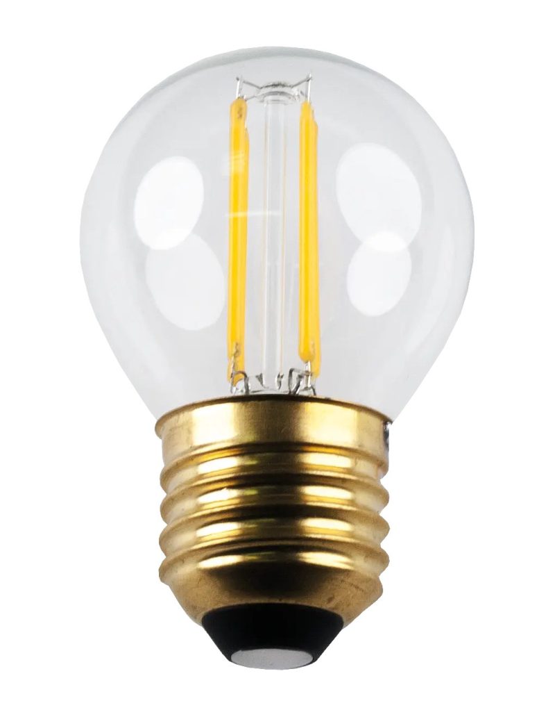 Fantasia Lampadina LED a sfera G45 E27 4W dimmerabile 2700K