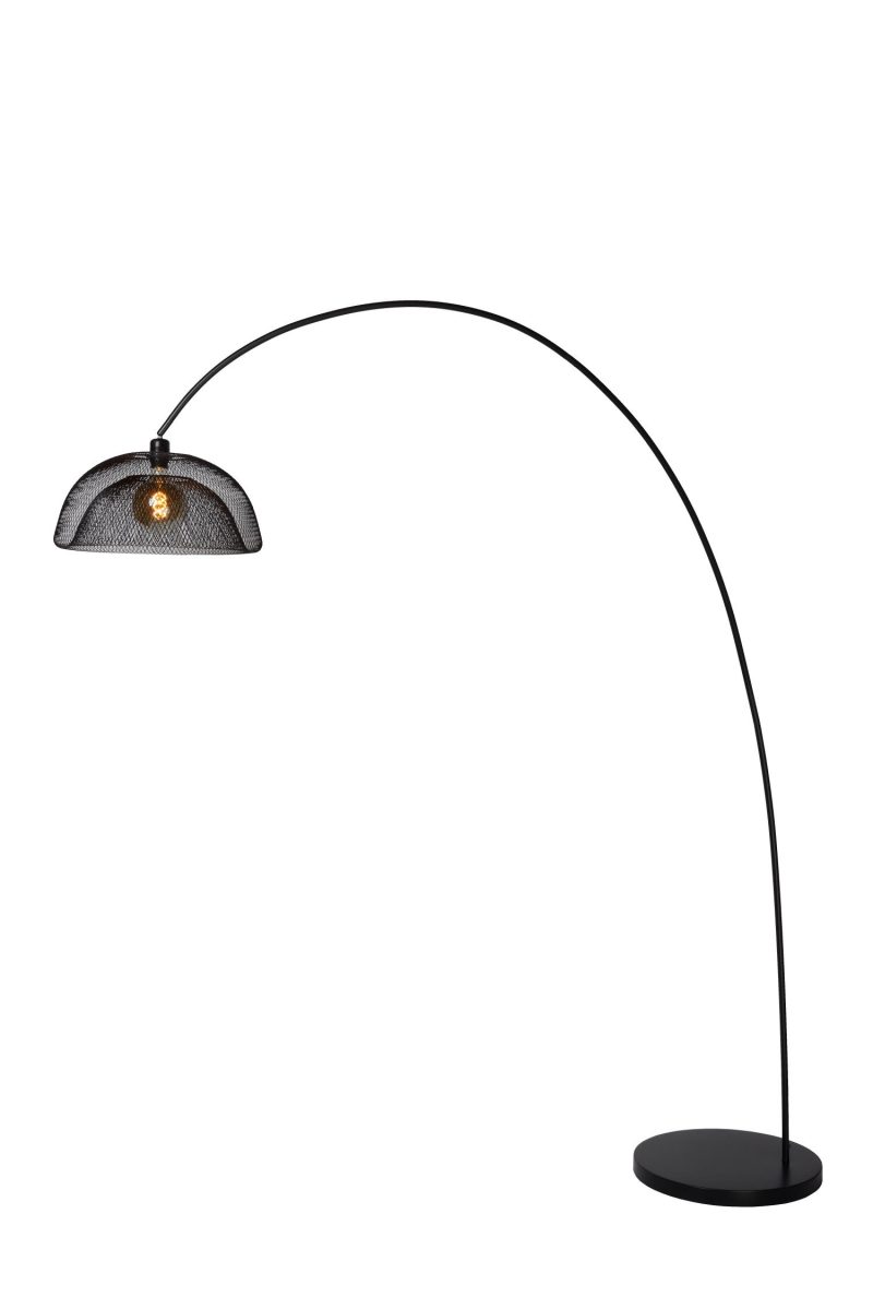 LUCIDE MESH - Lampada da terra - 1xE27 - Nera