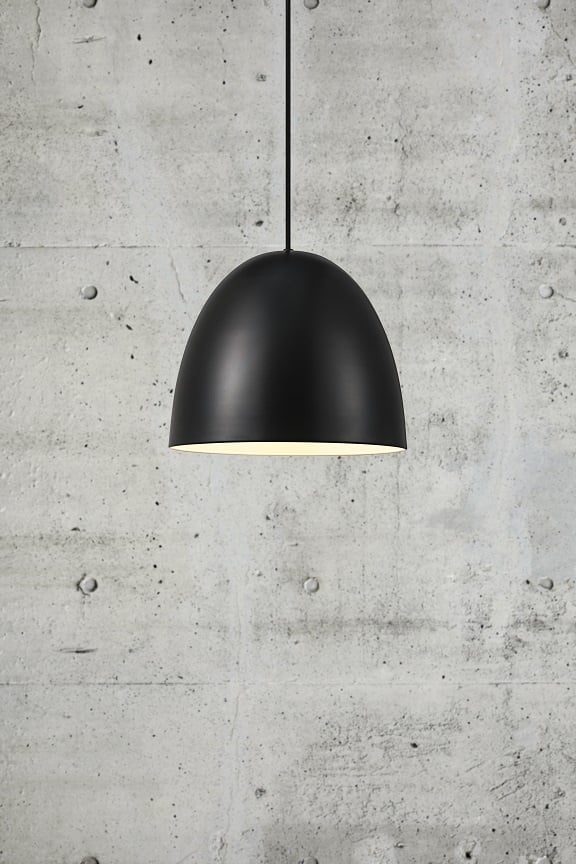 Nordlux Alexander lampada a sospensione conica acciaio nero Ø30 cm E27
