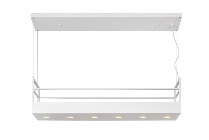 LUCIDE MIRAVELLE - Hanglamp - 6xGU10 - Wit