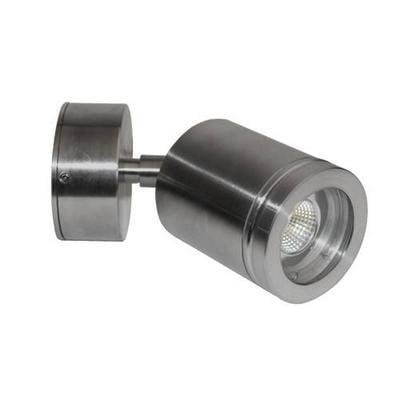 Cozi 77 LED buitenwandlamp cilinder grijs, richtbaar, 4W