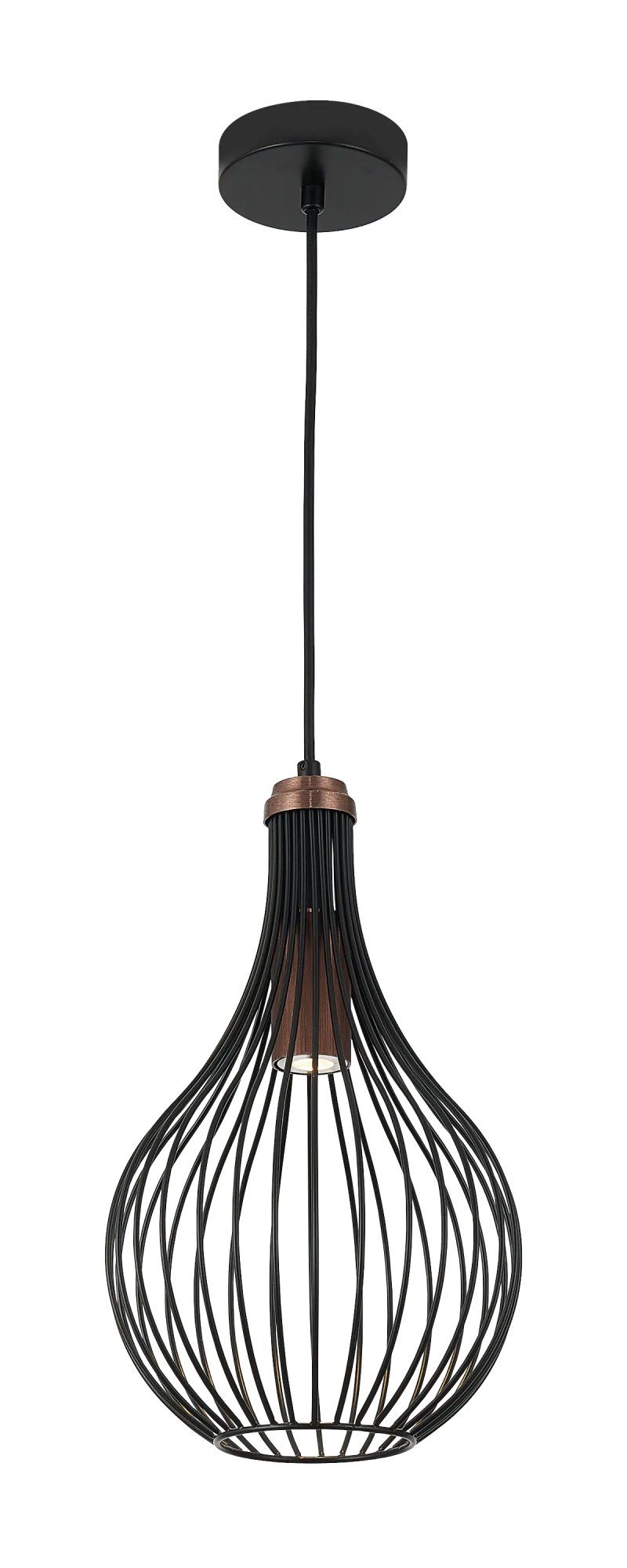 Fantasia GITA pendellamp 1-lichts brons, Deco collectie