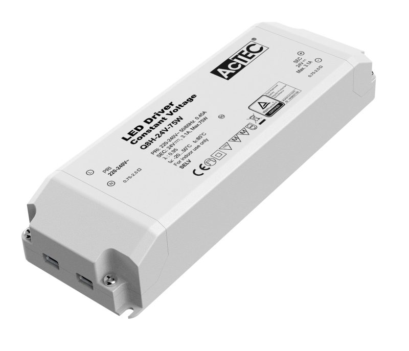 Fantasia LED strip driver 24V/75W, constante spanning, niet dimbaar