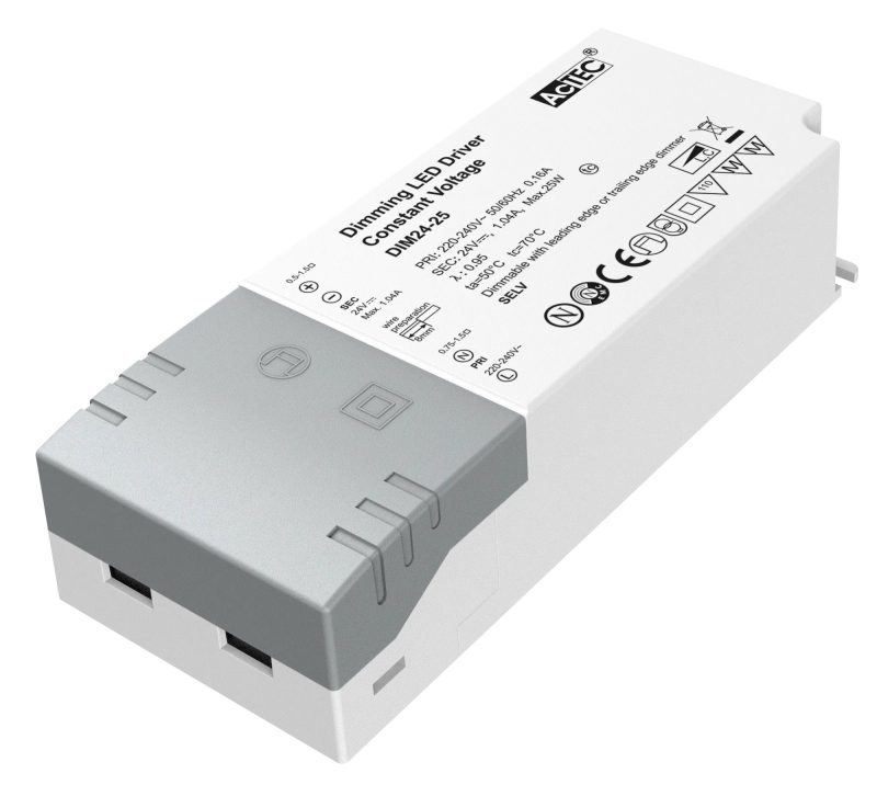 Fantasia Driver LED 24V/25W regulable triac para tiras LED, IP20