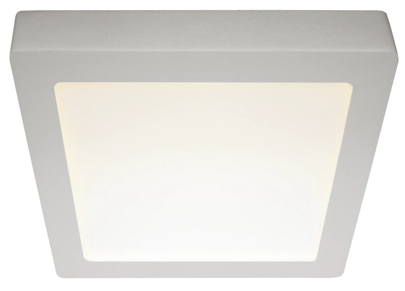 Fantasia Fluke LED Deckenleuchte quadratisch weiß 24 W 3000 K 30 cm