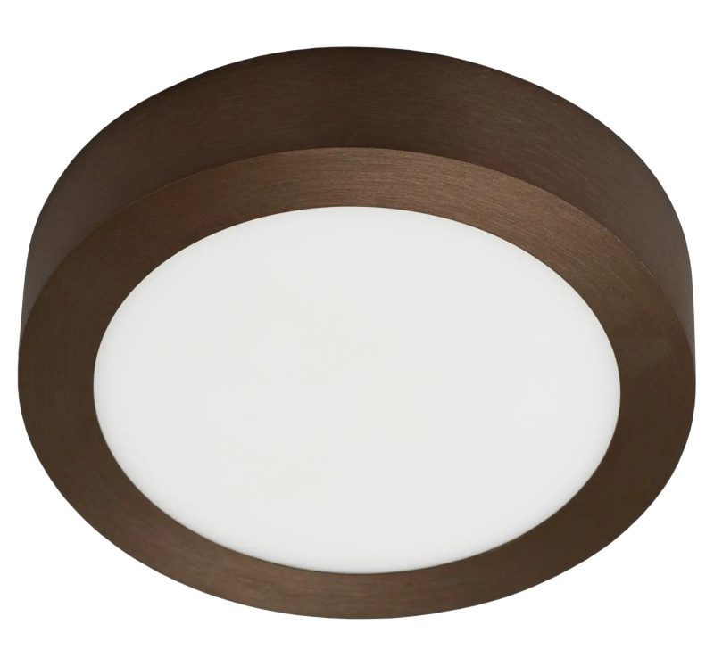 Fantasia Fluke round ceiling lamp brushed bronze 12W 3000K