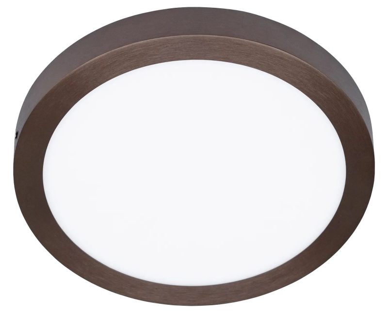 Fantasia Fluke LED Ceiling Light Round Brushed Bronze Ø30 cm