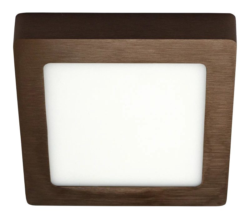 Fantasia FLUKE Deckenleuchte quadratisch Bronze 12W LED