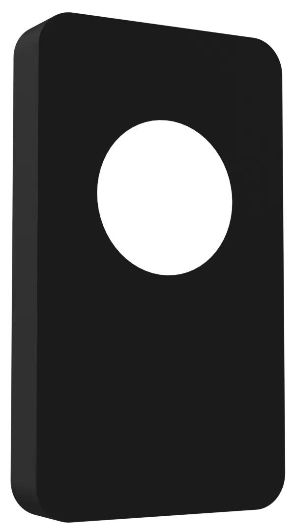 Fantasia Applique da parete Nysit Cover nera, 1 luce, acciaio