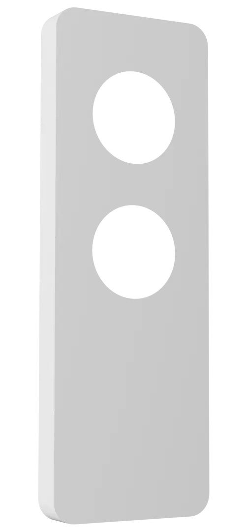 Fantasia Nysit cover for 2 light points, white, Premium collection