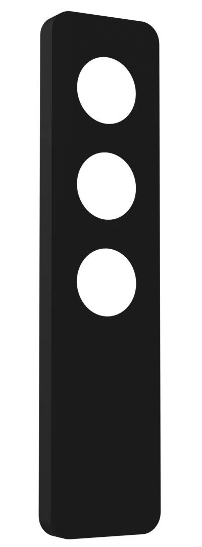 Fantasia Nysit Cover plafoniera con 3 punti luce, nero acciaio