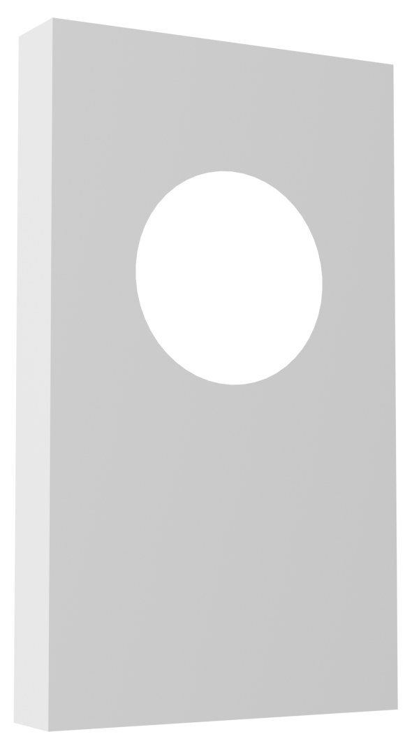 Fantasia Nysit Cover lamp shade white, sharp corner design, 1-light