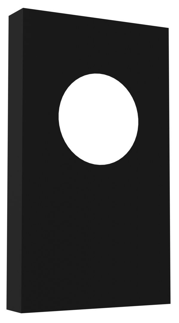Fantasia Nysit cover sharp corner, black, 1-light, Premium collection