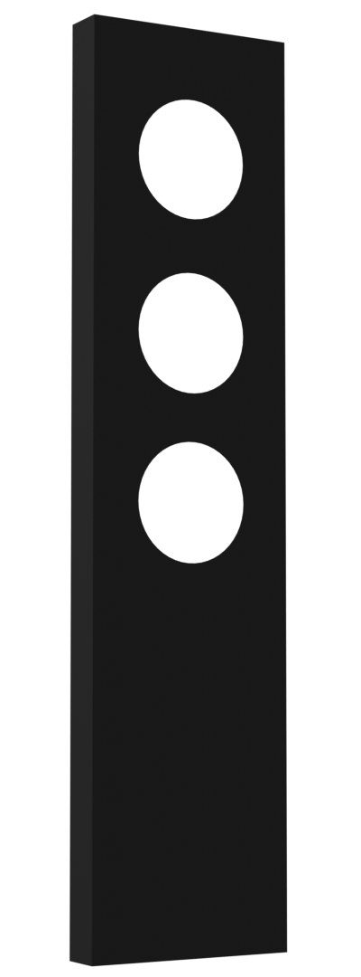 Fantasia Nysit plafondlamp 3-lichts staal wit hoekig ontwerp