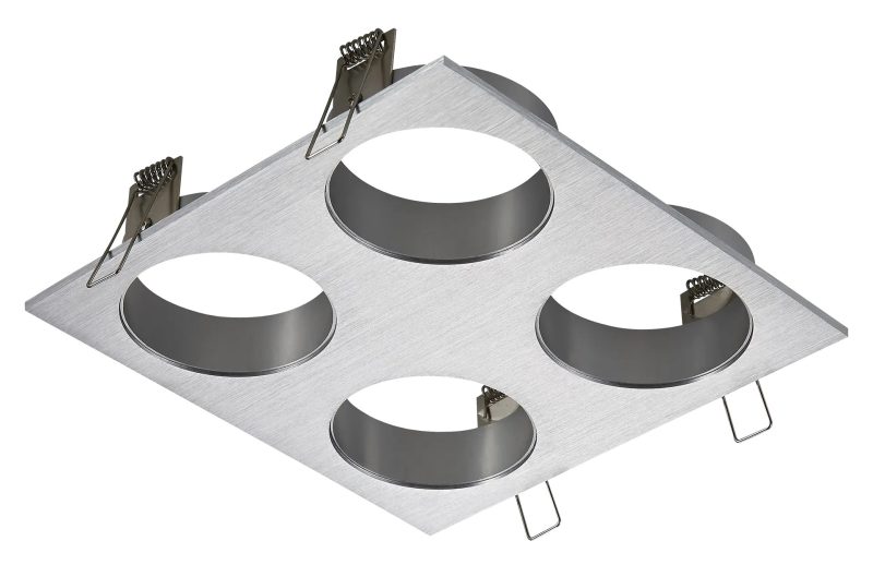Fantasia ZOOM plafón 4 luces GU10 aluminio