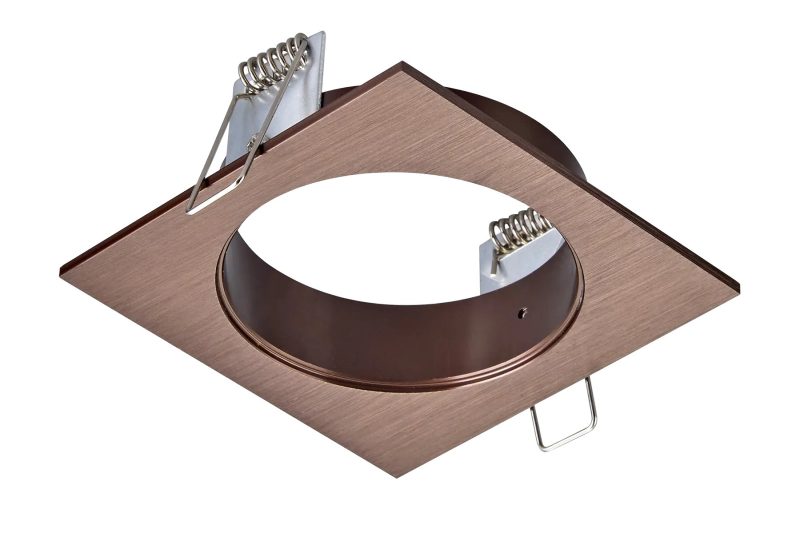 Fantasia Zoom Aufbauspot eckig, bronzefarben, GU10-Fassung, Aluminium