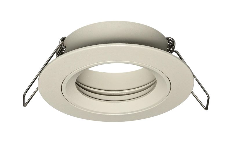 Fantasia Saturn fixed recessed spotlight, beige colour