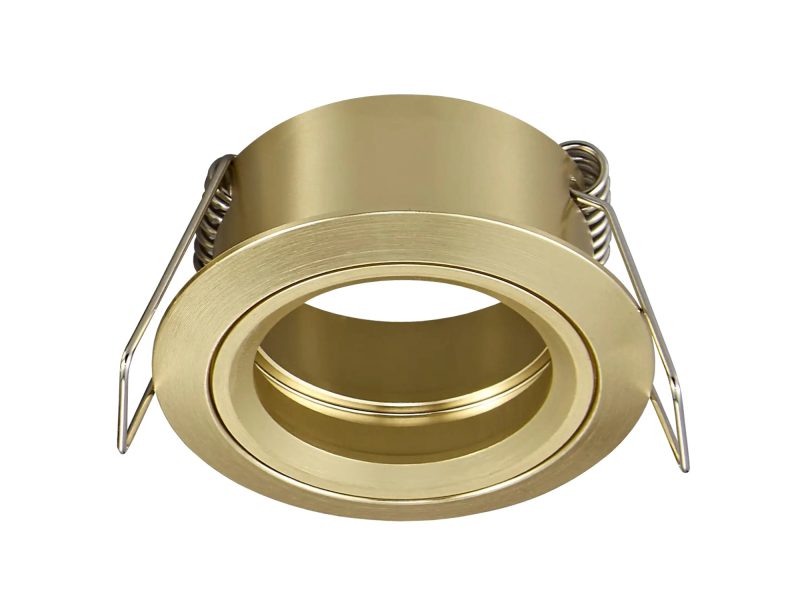 Fantasia Saturn Mini recessed spotlight, fixed non-tilting, MR11, gold