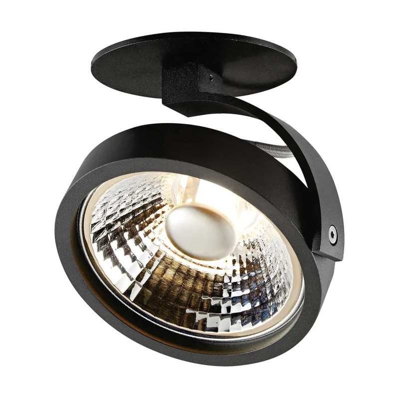 Fantasia Pulse Spot AR111 schwarz, dimmbar, Leuchtmittel inklusive