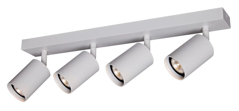 Fantasia Taboo GU10 ceiling spotlight 4 adjustable heads white aluminium