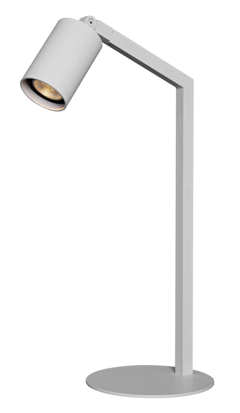Fantasia Taboo lampe de table blanche aluminium, douille GU10, ampoule non incluse
