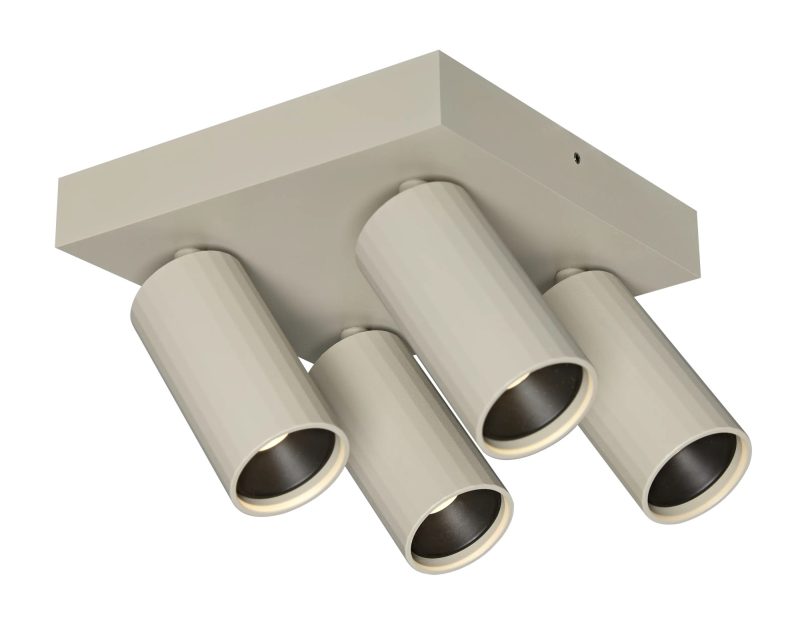 Fantasia Oryx faretto da soffitto a 4 luci beige
