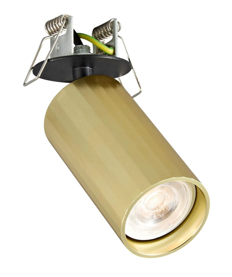 Fantasia Oryx spot encastrable MR11 orientable noir-or excl. ampoule