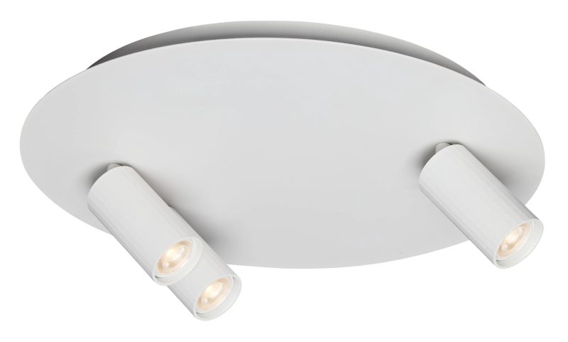Fantasia Oryx ceiling spotlight 3-way tiltable round Ø350 mm MR11 white