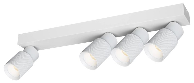 Fantasia Nysal ceiling spot 4-light white adjustable GU10 fitting