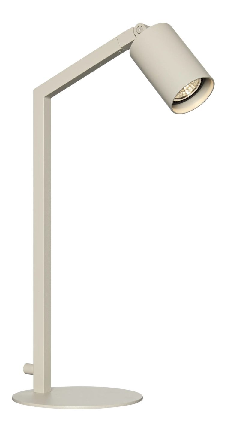 Fantasia TABOO table lamp in beige, simple table lighting