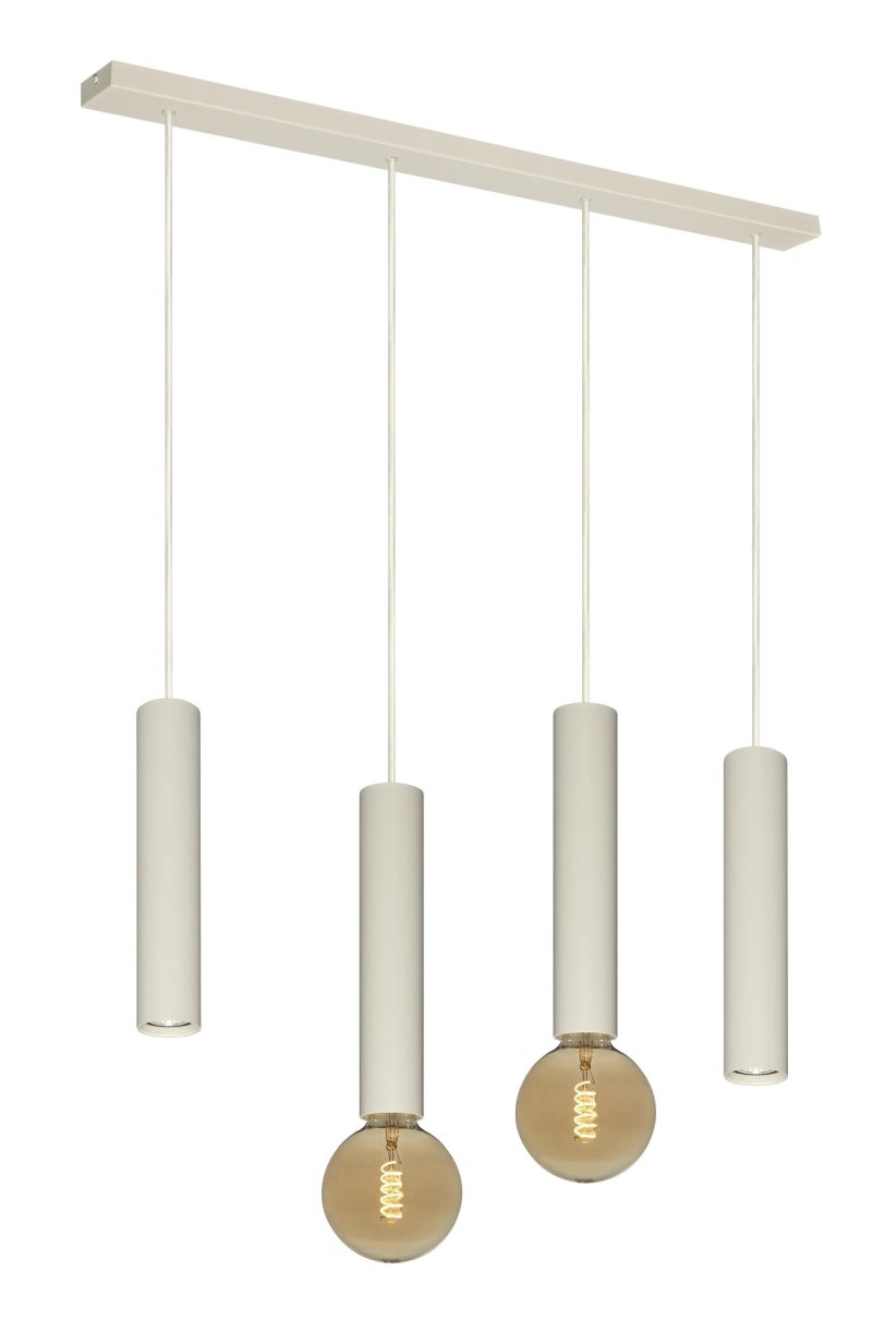 Fantasia Taboo pendellamp 4-lichts beige - Deco collectie