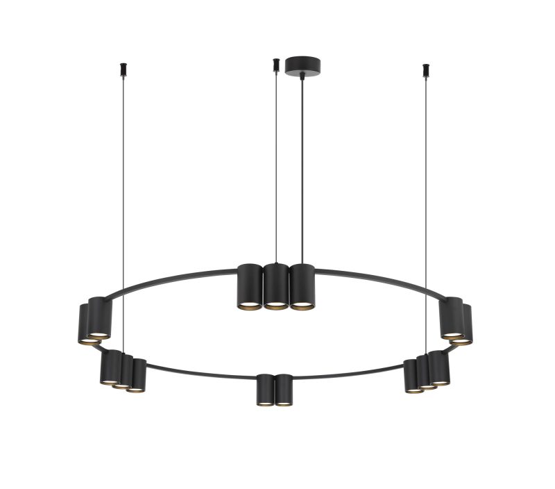 Fantasia ISE Pendelleuchte 15x GU10 (excl.) schwarz Ø100 cm