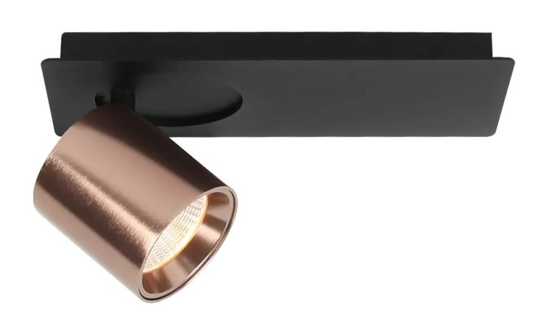 Fantasia Oyo LED surface spotlight tiltable bronze 620 lumen