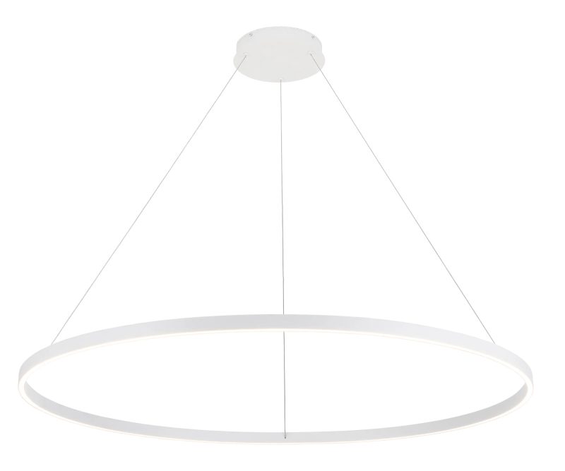 Fantasia Guri lampada a sospensione rotonda LED bianca Ø120cm dimmerabile