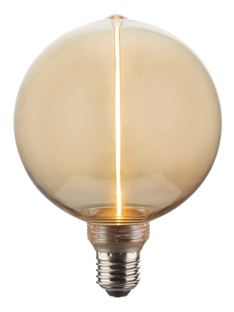 Fantasia Decoline Globe lampadina LED E27 ambra dimmerabile 1800K