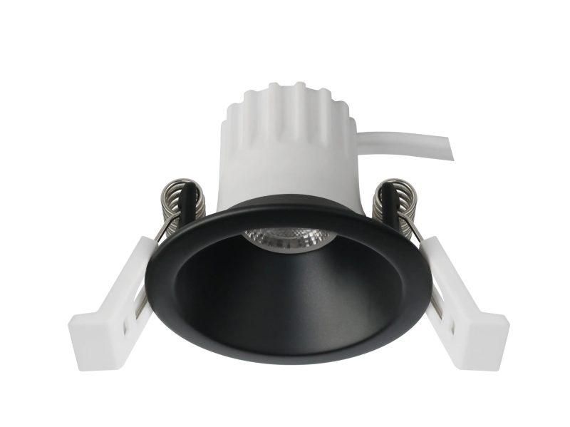 Fantasia Deep Mini LED Einbaustrahler schwarz, dimmbar, schwenkbar