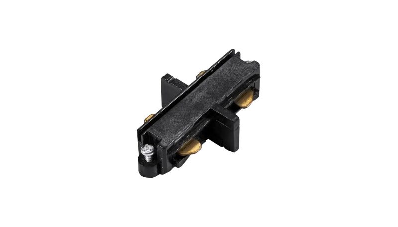 Fantasia Track Mini connettore dritto nero per binario monofase