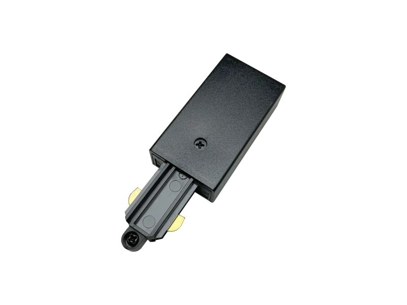Fantasia Track feeder block right, black, for 1-phase rail system