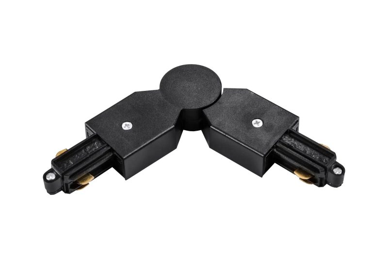 Fantasia Track 1F L-Verbinder schwarz, verstellbarer Winkel Schiene