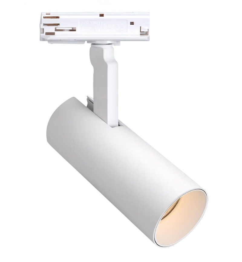 Fantasia Xandar faretto LED a binario nero 10W 2700K 36° monofase
