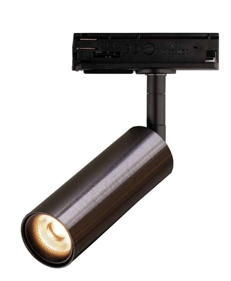 Fantasia LOPAL faretto da binario LED bronzo - 4,5W monofase