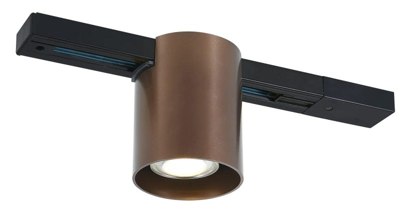 Fantasia Babar round spotlight for track, GU10, brushed bronze