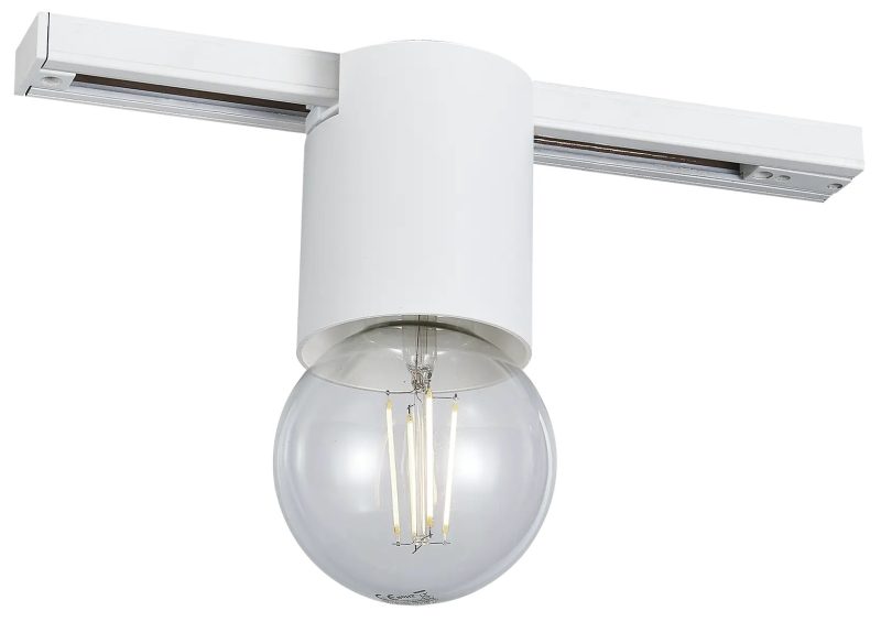 Fantasia Babu railspot voor monofase railsysteem, wit, E27-fitting