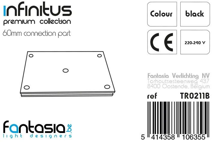 Fantasia Infinitus Connection connettore 60 mm nero