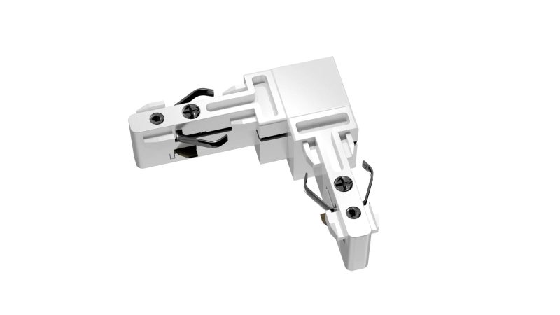 Fantasia Micro Line L-connector voor railsysteem wit